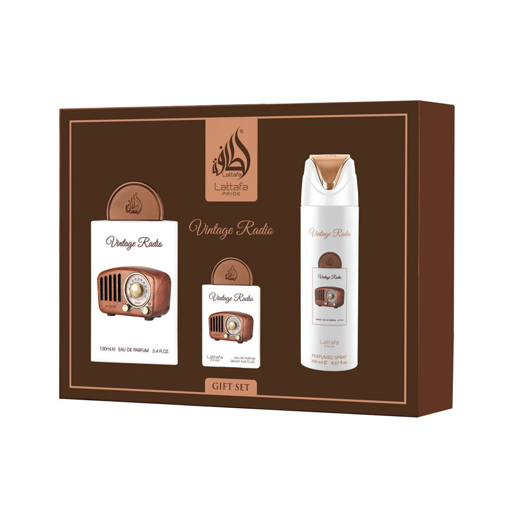 Lattafa VINTAGE RADIO GIFTSET
